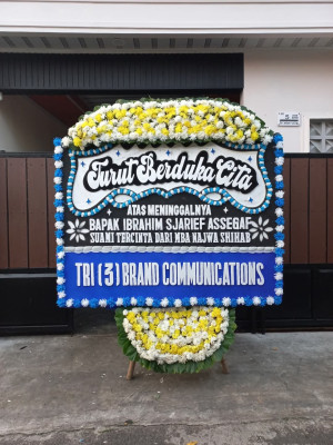 Papan Bunga Duka di Tegal S Mandala Ii